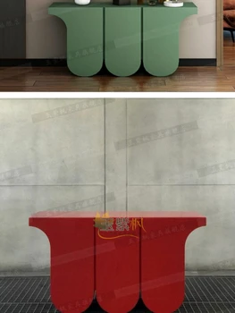 креативный и немного роскошный домашний входной шкаф Известный в Интернете декор консольные столы Современный минимализм