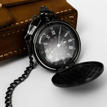  Винтажные кварцевые карманные часы Мужчины Женщины Кулон Цепь Дропшиппинг