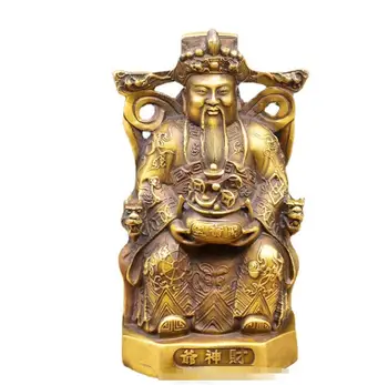 оптовая торговля Tuobao Медный Бог Богатства Статуя Будды Предметы интерьера