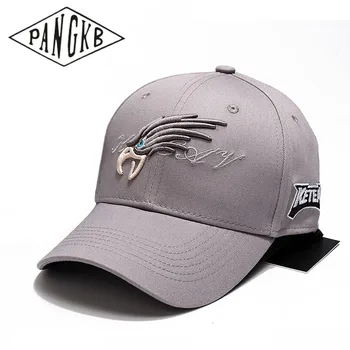 PANGKB Brand Bald Eagle изогнутая кепка серый высококачественная шляпа дальнобойщика для взрослых на открытом воздухе повседневная регулируемая бейсболка для путешествий по солнцу
