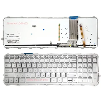 Клавиатура ноутбука для HP Envy 17-J000 17-J009ED 17-J010EW 17-J010US 17-J011NR 17-J013CL 17-J017CL Серебристый с подсветкой