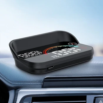Автомобильный проекционный дисплей Проекционный экран Цифровой HUD Сигнализация превышения скорости Автомобильный GPS HUD с одометром Умный проекционный дисплей ЖК-дисплей