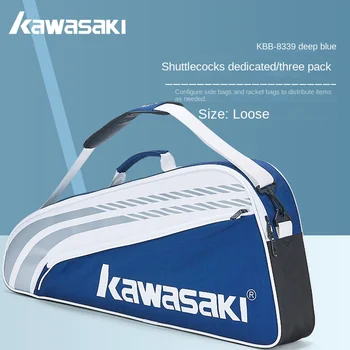 Kawasaki Сумка для бадминтона, теннисная сумка, рюкзак для 1-3 ракеток KBB-8338 для мужчин и женщин