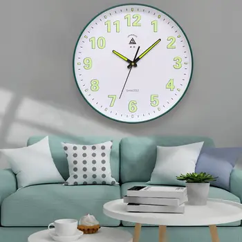 Часы подвесные настенные светящиеся настенные часы спальня тихая гостиная творчество кварцевые часы бытовые роскошные часы для хранения энергии