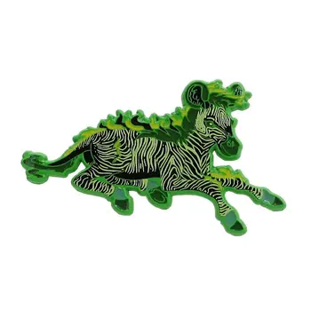 Трейдер зеленое животное зеленый окрашенный значок на лацкане оптовый производитель дешевый уникальный мультяшная форма цинковый сплав мягкая эмаль значок для подарка