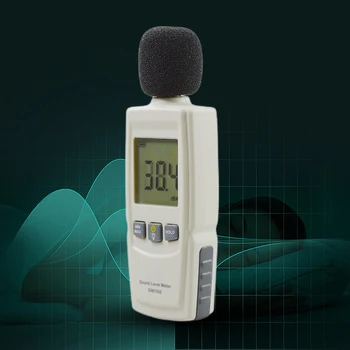 Точность цифрового аудио децибелметра Диапазон тестера мониторинга децибел 1,5 дБ 30-130 дБ для дома / студии / завода / класса