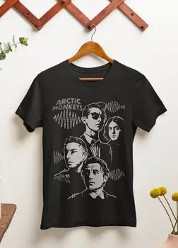 Arctic Monkeys Футболка - Рубашка с рок-музыкой - I Want to Be Yours - 505 - Хочу ли я знать - Arctic Monkeys - Хлопковая футболка унисекс - Размер