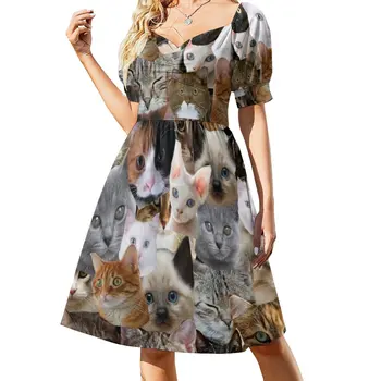 Новинка CRAZY CAT LADY Платье без рукавов вечернее платье Одежда Женская мода женская одежда 2023 новые поступления