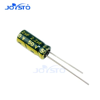 30 шт./лот 2,2 мкФ 50 В алюминиевый электролитический конденсатор 50 В2,2 мФ 5X11 мм радиальный вывод 30 шт.
