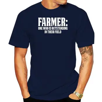 Farmer Definition Футболка 100% хлопок Новая мужская футболка Выдающийся в своей области Teenew Design Мужская футболка Топы с коротким рукавом