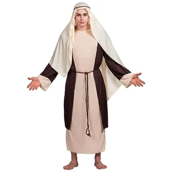 Новый Святой Иосиф Библейский религиозный арабский костюм Хэллоуин Дубай Торговец Косплей Наряды Карнавал Пасха Пурим Маскарадный костюм