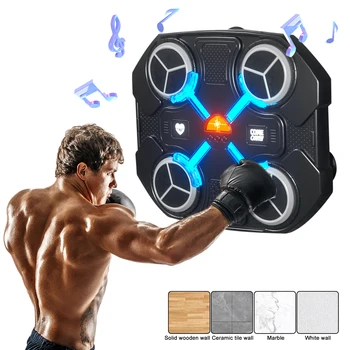 Музыка Боксерская машина Боксерская тренировка Боксерское оборудование Bluetooth-совместимый боксерский тренажер для домашних упражнений