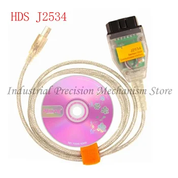 USB-кабель HDS J2534 OBD2 для тестовой линии средства устранения неполадок автомобильного сканера Honda, осмотр и техническое обслуживание автомобиля