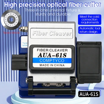 COMPTYCO Высокоточный скалыватель волокна AUA-6S/61S FTTT Инструменты для резки оптоволоконного кабеля Волоконный резак 16 Поверхностное лезвие