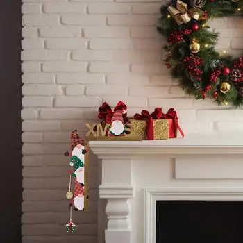 Рождественские дверные угловые украшения очень просты в установке и удобны в использовании
