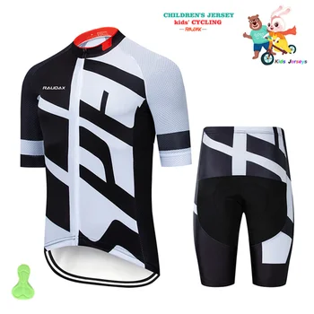 2023 Высокое качество Дети Лето Дети Джерси Детский Набор Одежда С Коротким Рукавом Костюм Мальчик Велоспорт Одежда MTB Детская велосипедная одежда