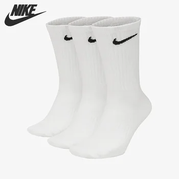 Nike Повседневные Легкие Унисекс Спортивные Носки Мужчины Женщины 3 Пары Экипаж Носки S M L