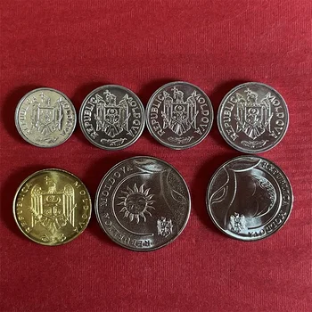 Молдова, набор монет 7 шт, 2004-2018, оригинальная монета для коллекции