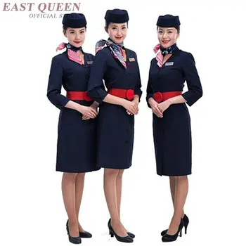 Женская униформа пилота авиакомпании, костюмы стюардессы, профессиональная рабочая одежда, комбинезоны, узкая деловая юбка, костюмы для женщин AA3381 F