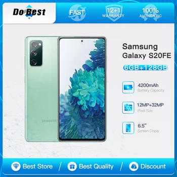 Оригинальный мобильный телефон Samsung Galaxy S20FE G781U1 5G 6,5
