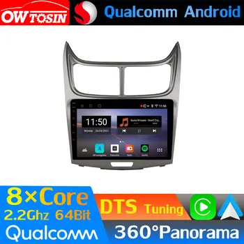 Qualcomm 8Core Android Car Media Для Chevrolet Sail 2009-2013 GPS 360 Панорамное радио CarPlay DTS DSP HIFI Оптический HDMI 4G WiFi