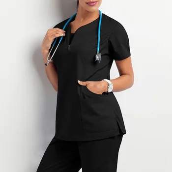 Хирургический халат стоматолога Раздельный костюм для ручной стирки одежды Эластичная быстросохнущая униформа медсестры больницы