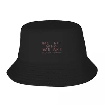 Новинка Мы те, кто мы есть - итальянский логотип Ведро Шляпа Пляж Гольф Носить Капюшон Летние шапки Кепка для мальчика Женская