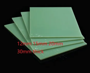 12 мм 15 мм 20 мм толщина 30 мм листовая диалектная подложка FR4 зеленая стекловолокнистая плита FR-4 эпоксидное стекло эпоксидная смола тонкая пластина печатная плата