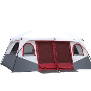  Палатка для кемпинга на открытом воздухе с одной спальней и одной гостиной Однослойная палатка водонепроницаема и может вместить более 8 человек