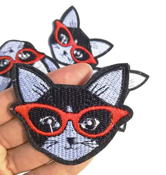 Cat Cloth Patch Наклейки, прикрепленные к аксессуарам для одежды, Clothing Hole Patch Badge Stickers Патч для ткани