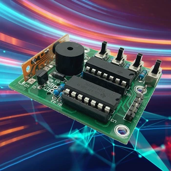 Upgrade DIY Electronic 16 Music- Sound Box DIY Kit Модуль Практика пайки Учебные комплекты для Arduino - Напряжение 4,5-5 В M4YD