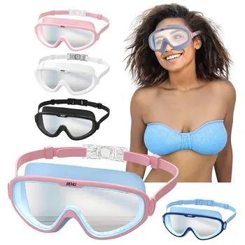 Большая рама - туман Прозрачные удобные очки для плавания Аквариум