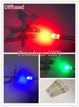  1 шт. 5 мм 4pins RGB светодиод общий анод трехцветные излучающие диоды рассеянный 5 мм полноцветный светодиод RGB красный/зеленый/синий