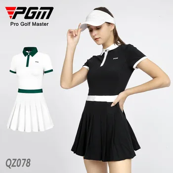 PGM Женское платье для гольфа Slim Fit Спортивные плиссированные юбки для девочек Шорты с анти-освещением Лето Весна Осень S-XL QZ078