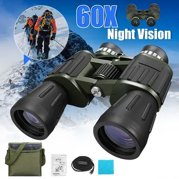 Бинокль ночного видения 60x50 Zoom Мощная HD-оптика для путешествий на открытом воздухе LB88