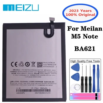 2023 года BA621 Оригинальный аккумулятор для Meizu M5 Note 5 Note5 M621N M621Q M621H M621M Телефон 4000 Ач Высококачественные батареи + инструменты