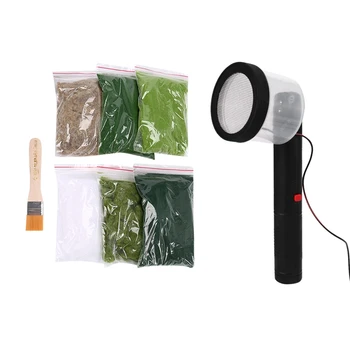  HOT-Mini Портативный электростатический аппликатор флока / статическая трава / статический мастер-аппликатор флока с питанием от батареи