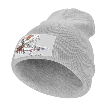 MorbidiTea - Мята перечная с вязаной шапкой в виде черепа скунса |-F-| Защита от ультрафиолета Солнечная шляпа Хип-хоп Женская пляжная шляпа Мужская