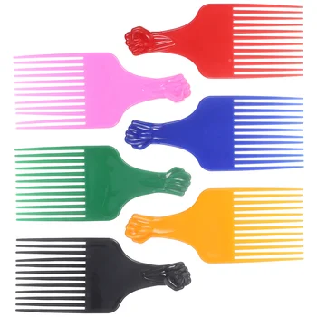 вилка расческа для укладки волос выбирает длинные зубья гладкий инструмент женские аксессуары для бороды широкие плоские косички