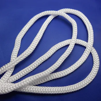 2 мм 3 мм 4 мм 5 мм полая нейлоновая веревка белый цвет шнур нейлоновая нить струнный ремешок ожерелье веревка для изготовления ювелирных изделий браслет DIY