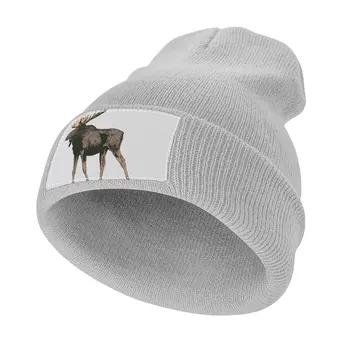 Moose Вязаная шапочка на заказ Шапки дальнобойщика Мужская шапка Женская