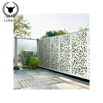  индивидуальные лазерная резка металлических садовых экранов декоративные стеновые панели