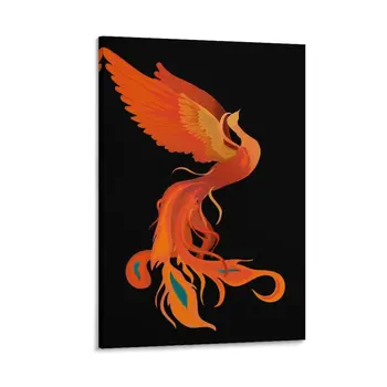 Феникс - Огненная птица Картина на холсте Украшение дома Спальня деко художественная роспись декоративная картина для гостиной