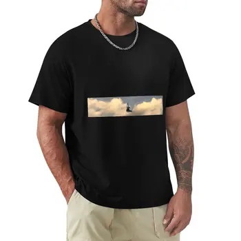 Sky T-Shirt черная футболка кошачьи рубашки Футболка оверсайз быстросохнущая мужская футболка с длинным рукавом