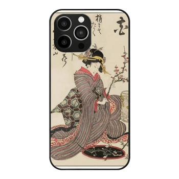 Utagawa Toyokuni Японский Винтажный Подарочный Стеклянный Чехол Для Iphone 14 13 Pro 11 12 7 8 Plus Xr X Xs Max 6S 5S Закаленный Телефон
