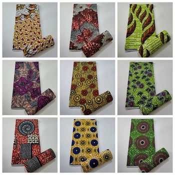 Африканская восковая ткань Последние принты 100% хлопок швейный материал Высокое качество Pagne Нигерия Анкара 2021Принт для шитья платья