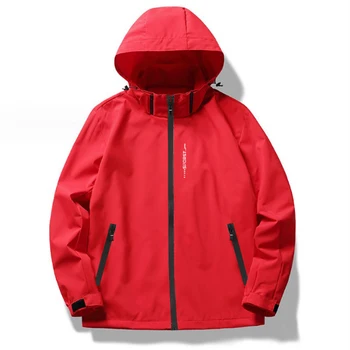 2023 Весенняя и осенняя всепогодная цветная ветрозащитная водонепроницаемая дышащая однослойная куртка для мужчин
