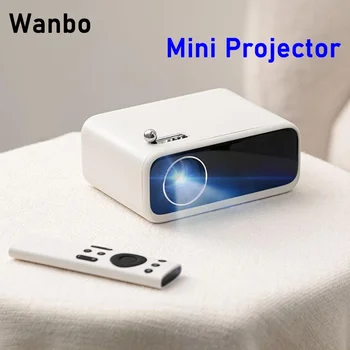 Глобальная версия Wanbo Мини-проектор Поддержка 4K HD 1080P 5000 люмен Переносной видеопроектор со светодиодным лучом для домашнего кинотеатра Кемпинг