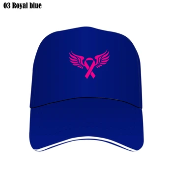 Поддержка осведомленности о раке молочной железы Розовая лента Изготовленная на заказ шляпа Билл Шляпа Шляпа Билла