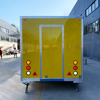  Новый дизайн Трейлер для кейтеринга Полностью оборудованный фургон с едой США Индивидуальный прицеп для еды с полным кухонным оборудованием